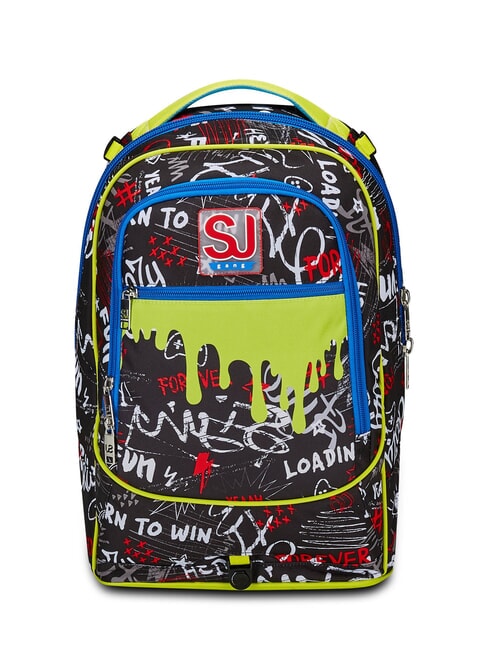 GANG BORN TO FUN BOY  Rucsac troler detasabil, 3 roti negru - Rucsacuri cu role