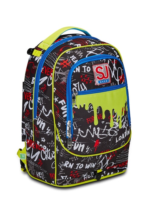 GANG BORN TO FUN BOY  Rucsac troler detasabil, 3 roti negru - Rucsacuri cu role