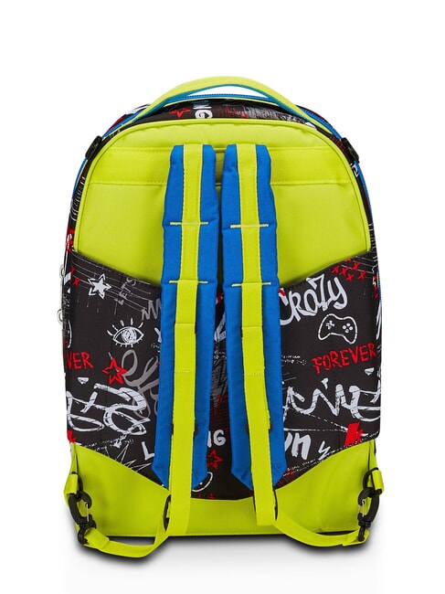 GANG BORN TO FUN BOY  Rucsac troler detasabil, 3 roti negru - Rucsacuri cu role