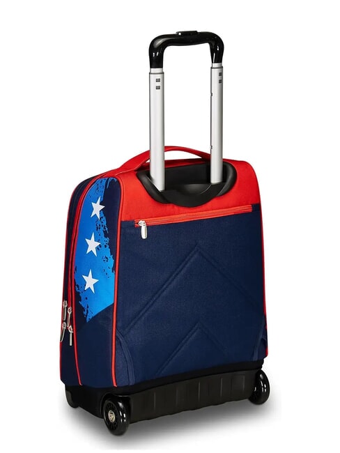 LEGENDARY AVENGER BIG Rucsac troler cu 2 roti Bluedeep - Rucsacuri cu role