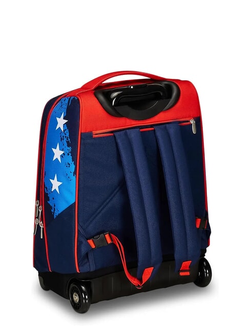 LEGENDARY AVENGER BIG Rucsac troler cu 2 roti Bluedeep - Rucsacuri cu role