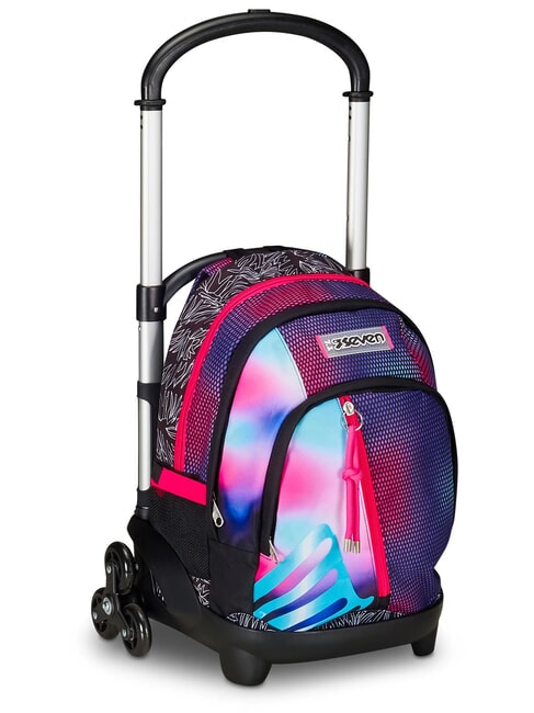 FLEX SHADEFULL GIRL Rucsac troler detasabil, 3 roti violet - Rucsacuri cu role
