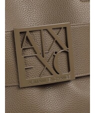ARMANI EXCHANGE SUSIE SOFT Geanta de umar cu catarama taup închis - Genți femei - 3
