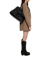 ARMANI EXCHANGE SUSIE SOFT Geanta de umar cu catarama negru - Genți femei - 5