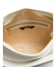 BRACCIALINI HELLEN Geanta de umar din piele alb - Genți femei - 5