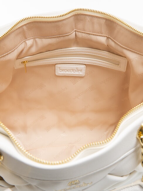 ICONS Geanta de cumparaturi tesuta alb - Genți femei