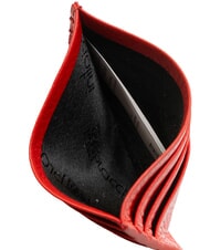 BRACCIALINI BASIC Suport card de credit din piele roșu - Portofele femei - 3