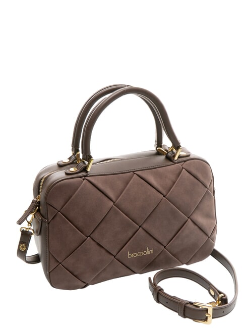 ICONS Geanta de umar cu bareta de umar maro - Genți femei