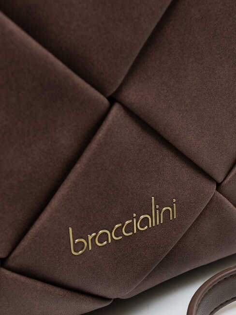 ICONS Geanta de umar cu bareta de umar maro - Genți femei