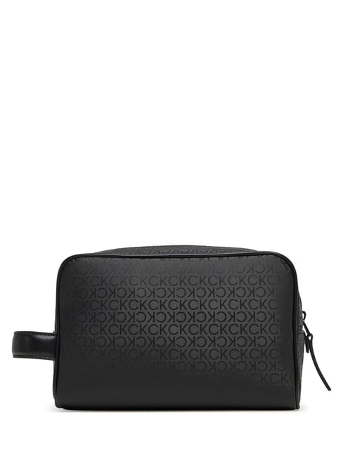CK SLEEK MONO Caz de frumusețe mono negru industrial - Truse de toaletă