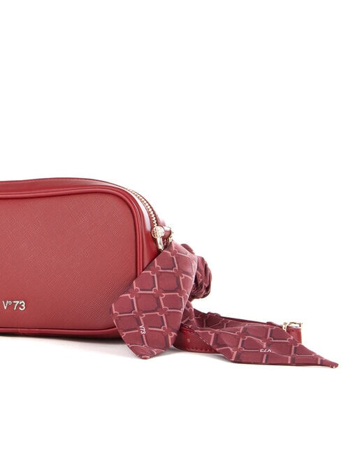 ALICE Mini geanta cu esarfa rubin - Genți femei