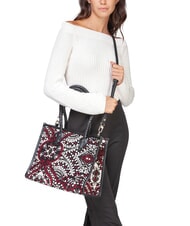 V73 AMELIA Geanta de cumparaturi din material jacquard rubin/multi - Genți femei - 6
