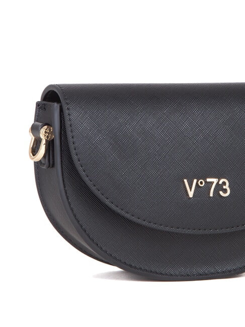 ALICE Geanta cu clapa si esarfa negru - Genți femei