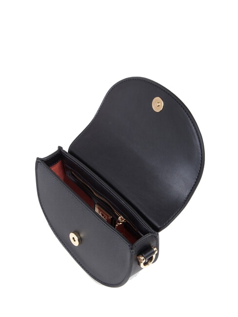 ALICE Geanta cu clapa si esarfa negru - Genți femei