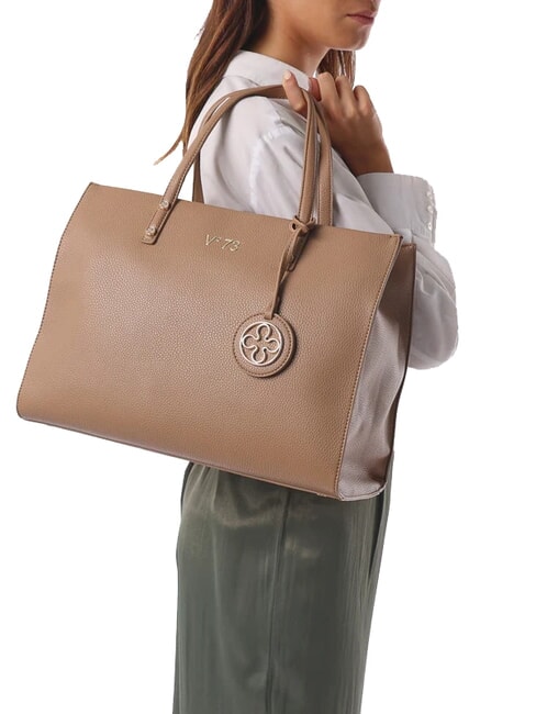 VISIA Geanta de umar cu bareta de umar natural - Genți femei