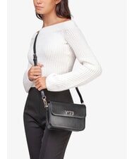 V73 BAMBOO BAG Geanta de umar cu clapa negru - Genți femei - 5