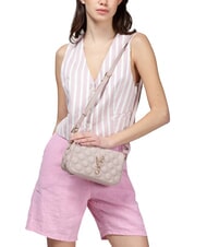 V73 EVA Geantă matlasată cu curea de umăr pudra - Genți femei - 5