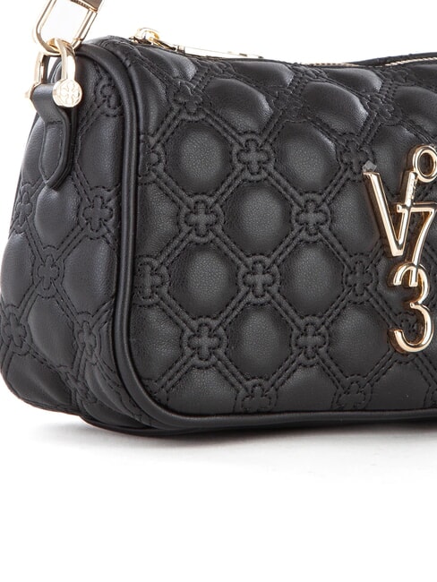 EVA Geantă matlasată cu curea de umăr negru - Genți femei