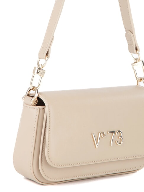 BAMBOO BAG Geanta cu clapeta dubla functie bej - Genți femei