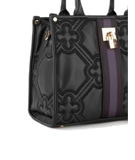 V73 IRIS Geanta de mana cu curea de umar negru - Genți femei - 3