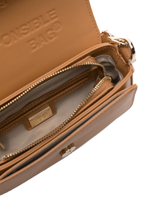 BAMBOO BAG Geanta cu clapeta dubla functie piele - Genți femei