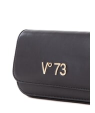V73 BAMBOO BAG Geanta cu clapeta dubla functie negru - Genți femei - 3