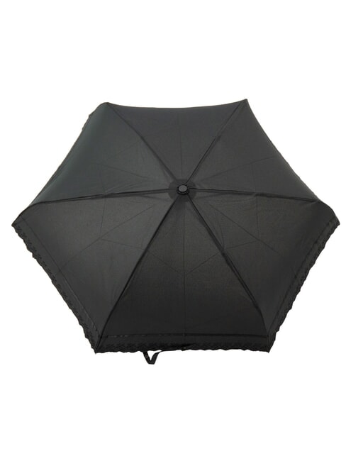 MINI Umbrelă pliabilă cu deschidere automată negru01 - Umbrele