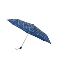 FERRÈ LOGO ALL OVER Mini umbrelă manuală bleumarin01 - Umbrele - 3