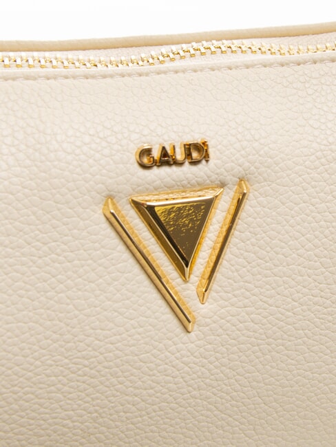 DILETTA Geanta de mana cu curea de umar CREMĂ - Genți femei