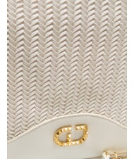 GAUDÌ DELIA Geanta de cumparaturi tesuta alb - Genți femei - 4