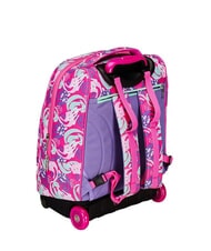 SJGANG CUCCIOLI BIG GIRL Rucsac troler fix 2 roti fuxiafluo - Rucsacuri cu role - 7