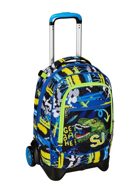 CUCCIOLI  NEW TECH Rucsac troler detasabil, 2 roti negru - Rucsacuri cu role