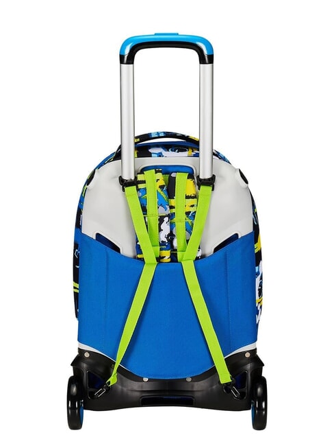 CUCCIOLI  NEW TECH Rucsac troler detasabil, 2 roti negru - Rucsacuri cu role