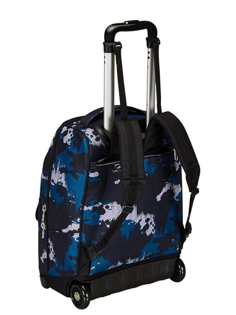 GREENSCREEN Rucsac troler fix 2 roti verde de camuflaj - Rucsacuri cu role