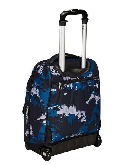 GREENSCREEN Rucsac troler fix 2 roti verde de camuflaj - Rucsacuri cu role