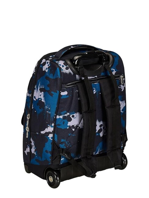 GREENSCREEN Rucsac troler fix 2 roti verde de camuflaj - Rucsacuri cu role