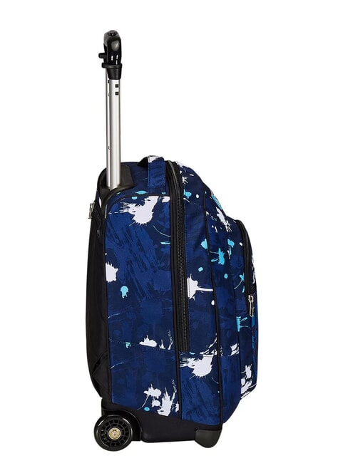 SPOTTYBLUE Rucsac troler fix 2 roti azur - Rucsacuri cu role