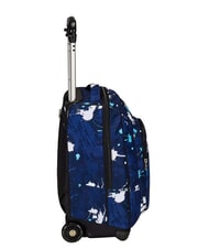 SEVEN SPOTTYBLUE Rucsac troler fix 2 roti azur - Rucsacuri cu role - 4