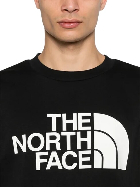 EASY Hanorac cu gât crew cu maxi logo tnf negru - hanorace