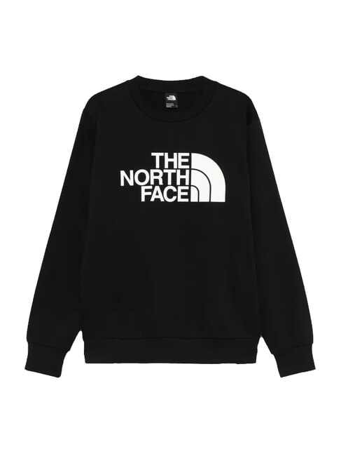 EASY Hanorac cu gât crew cu maxi logo tnf negru - hanorace