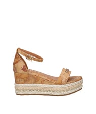 ALVIERO MARTINI PRIMA CLASSE GEO  Sandale cu pană cu espadrile NATURAL - Pantofi femei - 3