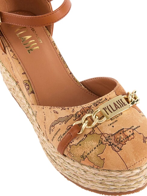 GEO Sandale &icirc;nalte NATURAL - Pantofi femei