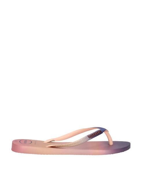 SLIM GRADIENT Papuci flip-flop ballet a crescut - Pantofi femei