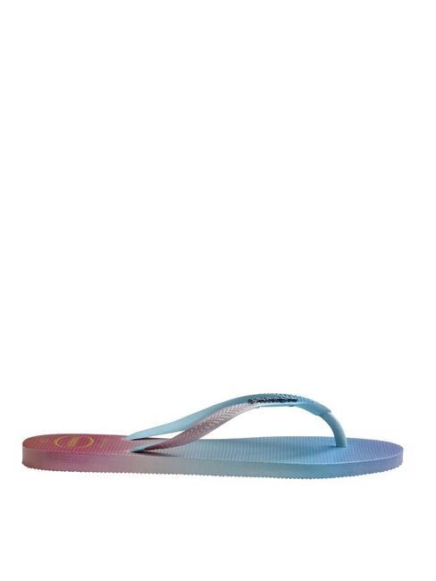 SLIM GRADIENT Papuci flip-flop alb - Pantofi femei