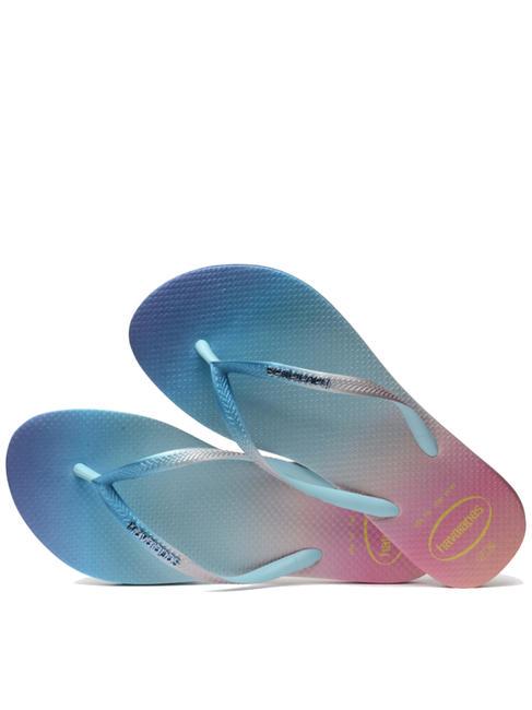 SLIM GRADIENT Papuci flip-flop alb - Pantofi femei