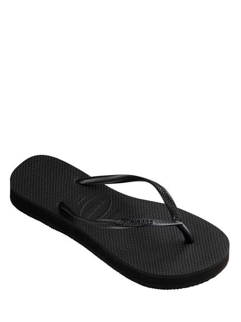 SLIM FLATFORM SLIM FLATFORM Flip-flops pentru femei BLACK - Pantofi femei