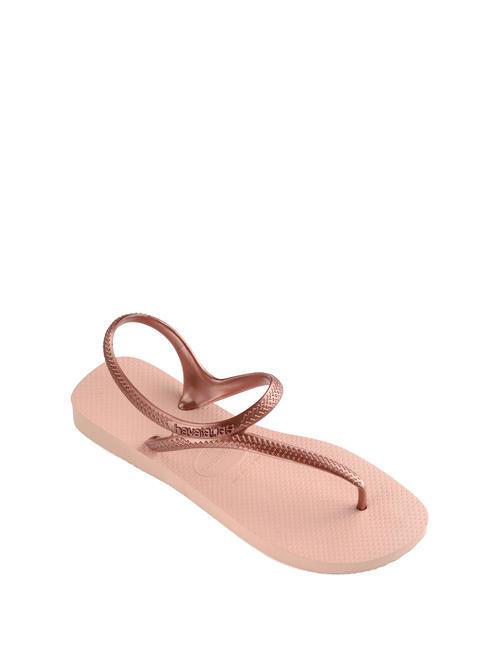 FLASH URBAN  Sandale flip flop rose / aur - Pantofi femei