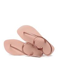 HAVAIANAS FLASH URBAN  Sandale flip flop rose / aur - Pantofi femei - 4