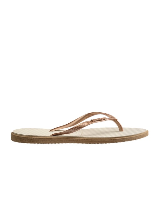 SLIM POINT Papuci flip-flop aur roz/bej - Pantofi femei