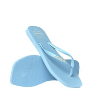 HAVAIANAS SQUARE LOGO Papuci flip-flop albastru lavandă - Pantofi femei - 5